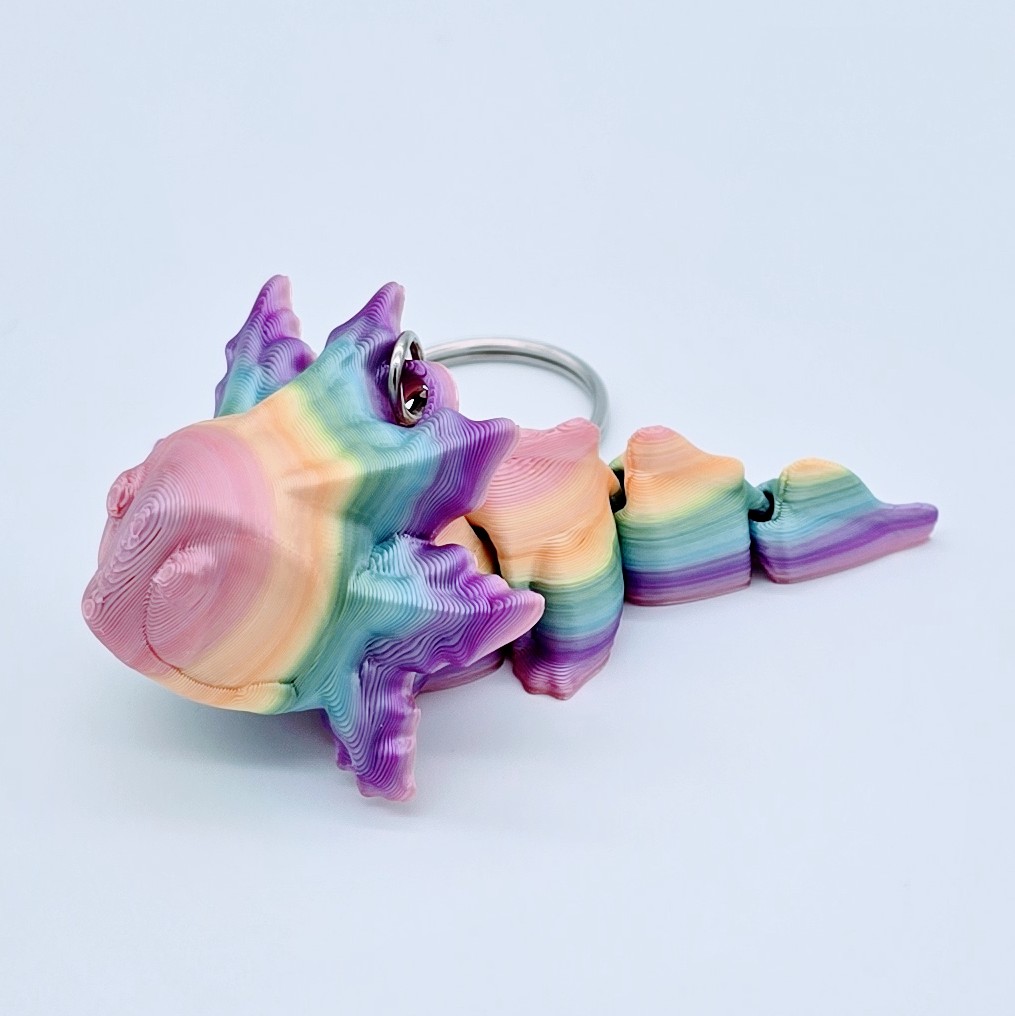 Axolotl Schlüsselanhänger Ansicht 2